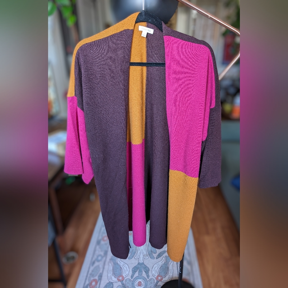 Johnny Was wool cashmere kimono cardigan